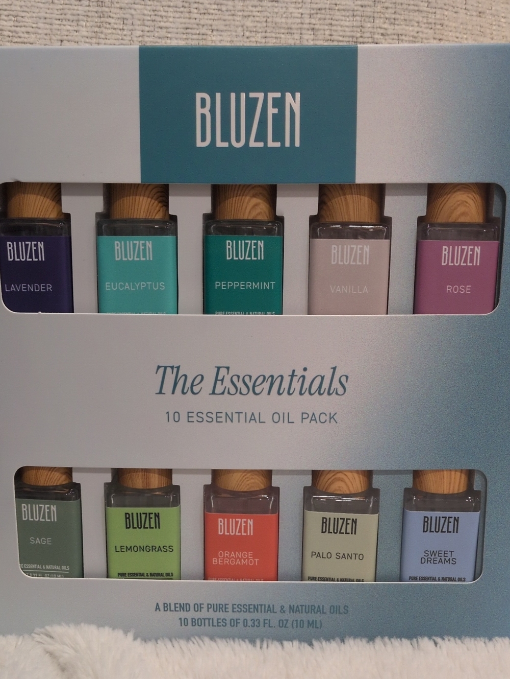 Bluzen The Essentials 10-Pack Essential Diffuser Set